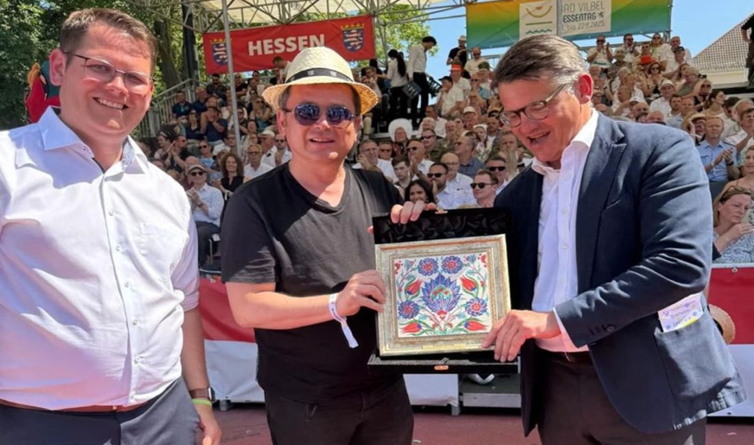 Almanya’nın Hessen Eyaleti tarafından düzenlenen ‘Hessentag 2025 Festivali’nde Osmangazi rüzgarları