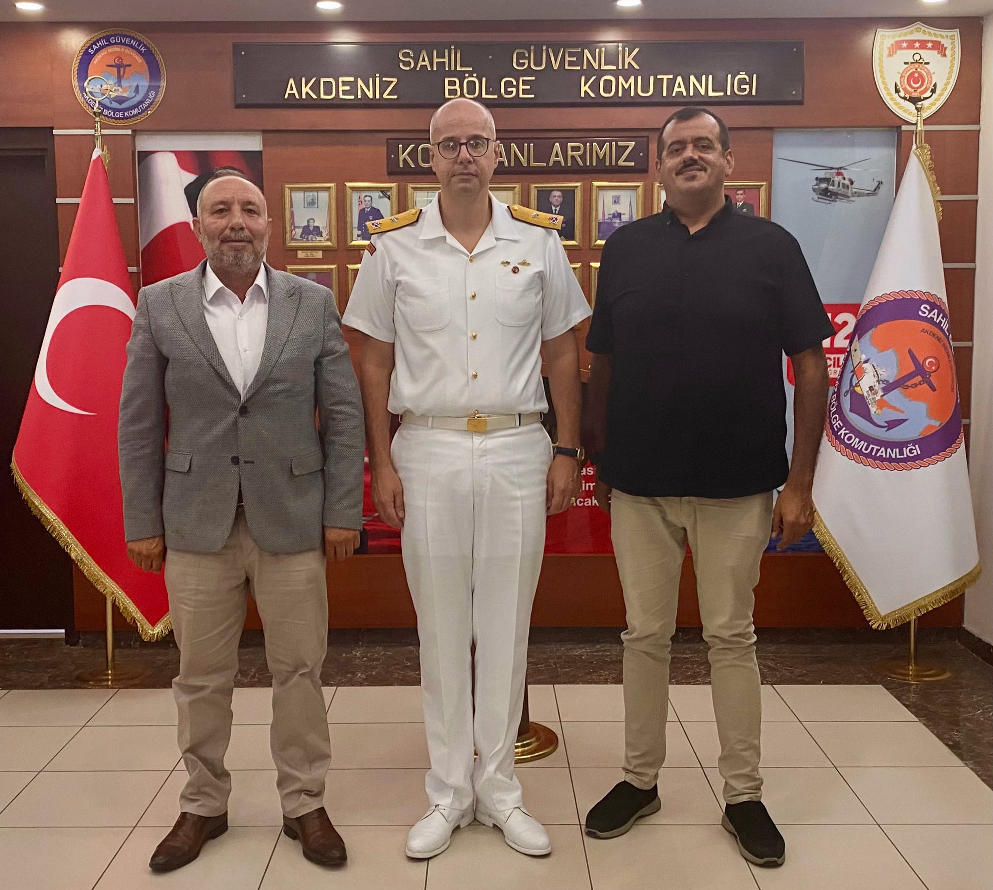 Mersin – Sahil Güvenlik Akdeniz Bölge Komutanlığı’na atanan Tuğamiral Gökmen