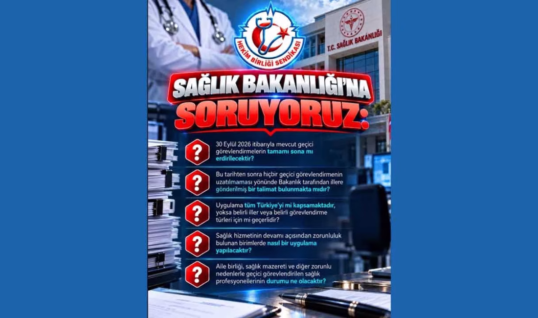 Ana Sayfa › Sağlık › Hekim Birliği’nden geçici görevlendirme açıklaması: