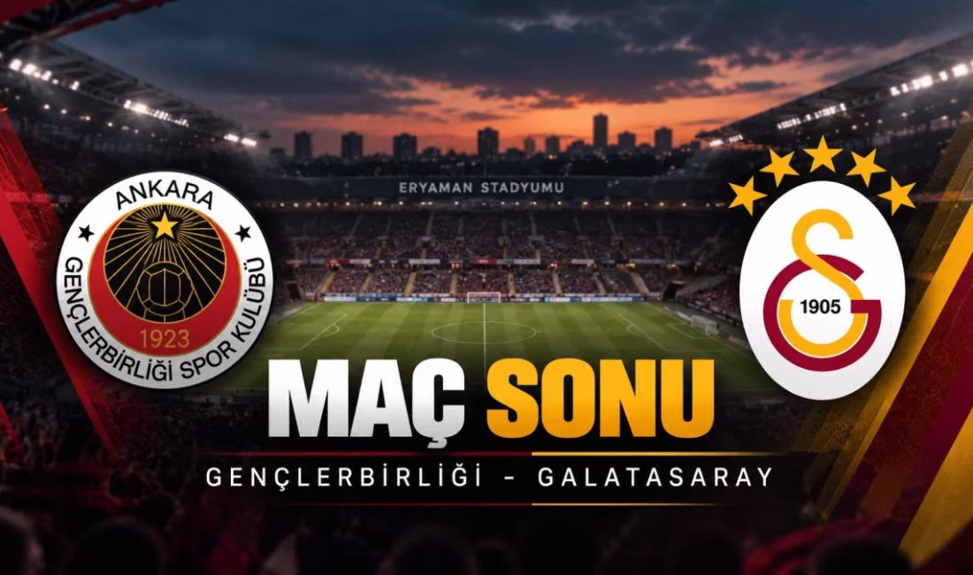 ANKARA – BHA Trendyol Süper Lig’de Gençlerbirliği ile Galatasaray arasında
